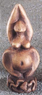 Venus, Tonfarbe, Höhe ca. 13cm