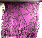 Altartuch mit Pentagramm